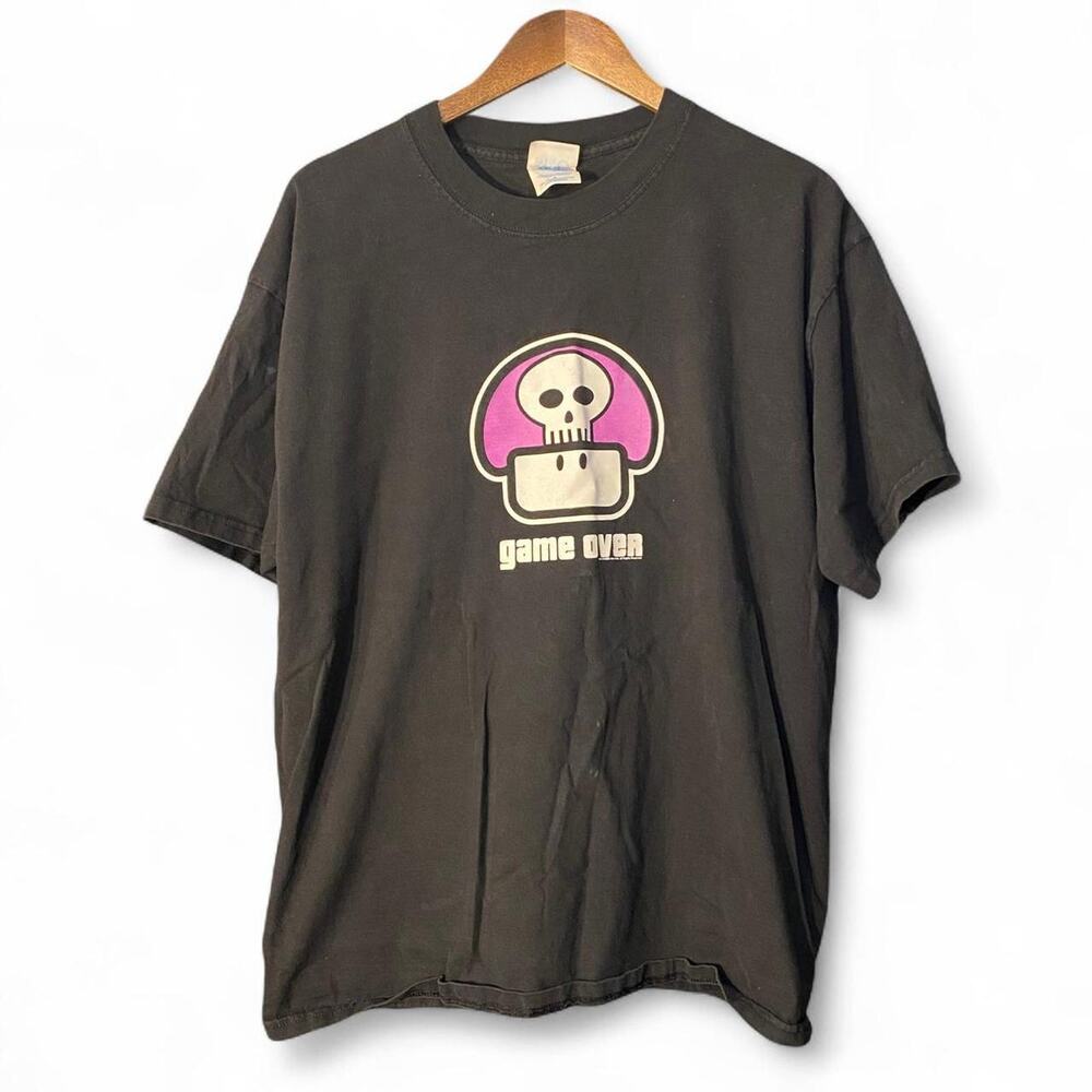 Vintage Nintendo mushroom 2003 “game over” Nintendo x Super Mario t shirt